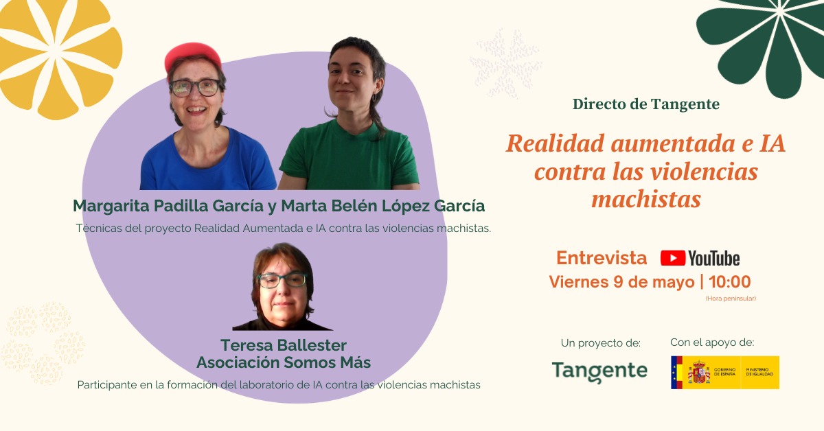Directo de Tangente: Realidad aumentada e IA contra las violencias machistas 2 DT Realidad aumentada banner web Tangente