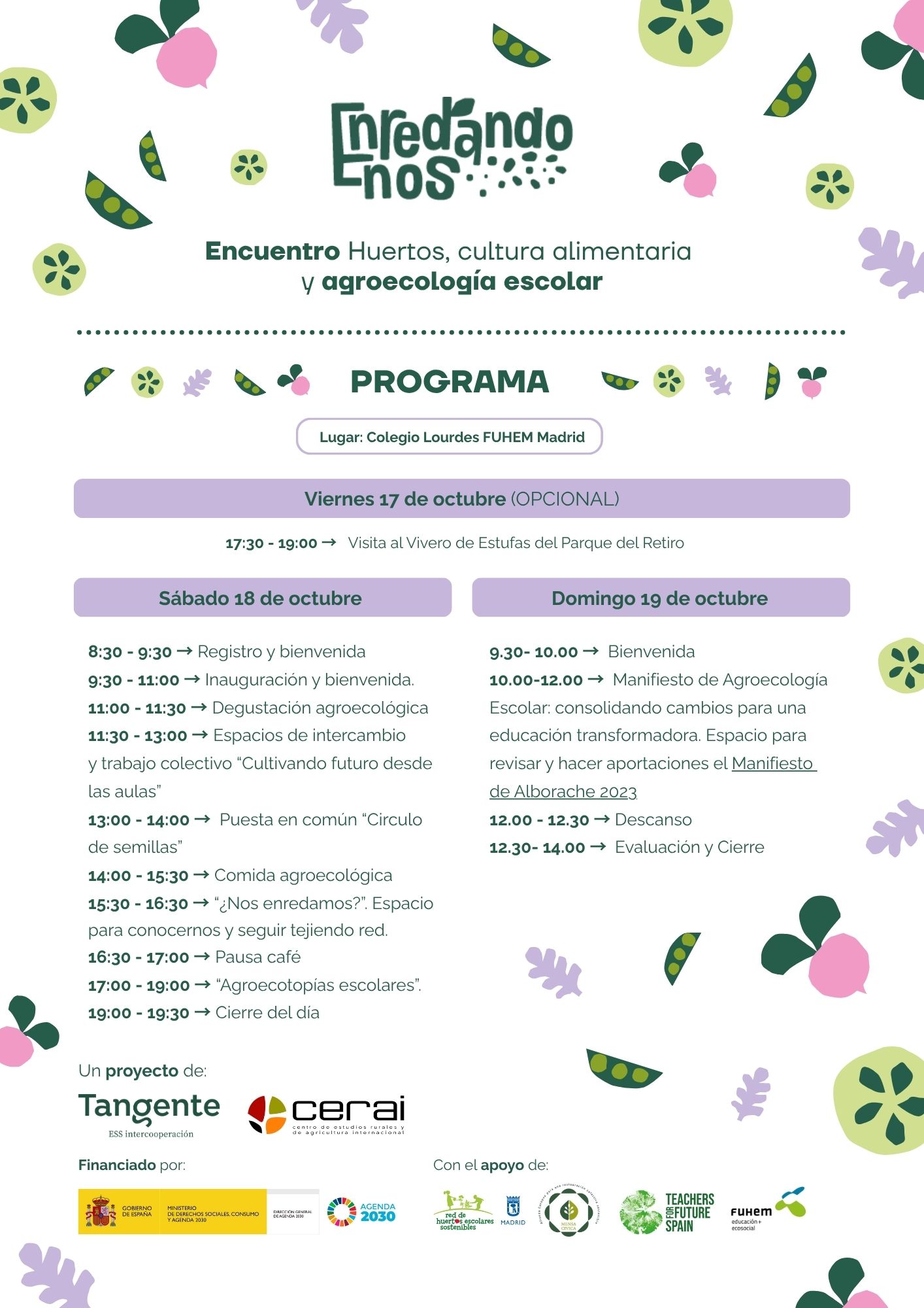 enredandonos cartel programa encuentro OCT