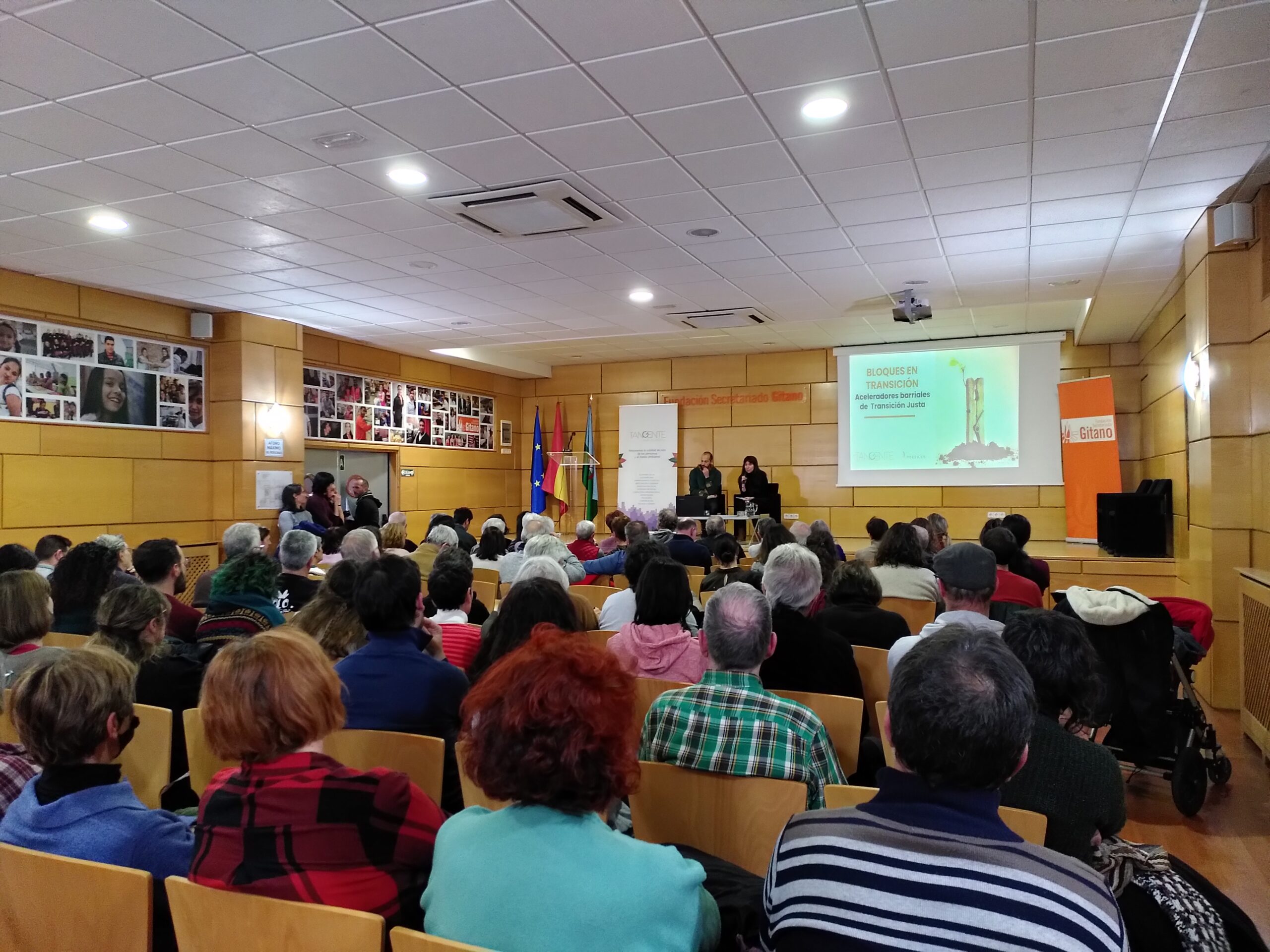 Gráfico o foto del equipo del proyecto Bloques en Transición, enfocado en la transformación ecosocial justa en barrios vulnerables de Madrid, Valencia y Barcelona