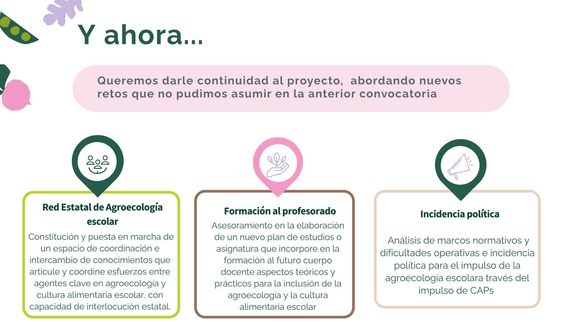 Red Estatal de Agroecología Escolar: un poquito más cerca 2 Info para enredandonos II