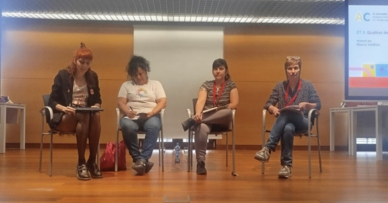 Tangente participa en las III Jornadas Internacionales de Acción Comunitaria de Barcelona para compartir Bloques en transición